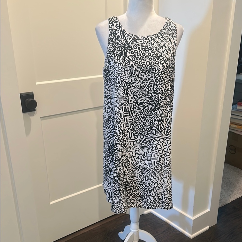 Lilly Pulitzer Jackie Silk Shift Dress Sz M